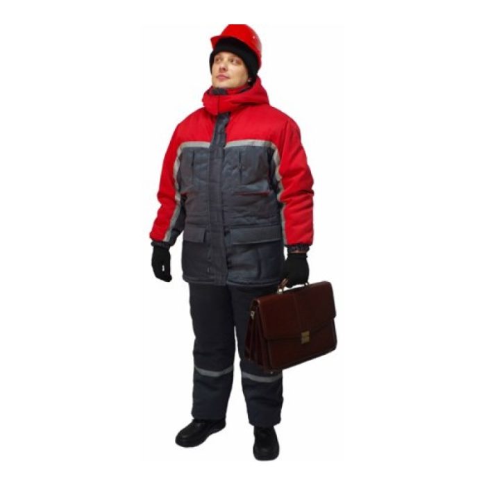 Костюм рабочий мужской зимний "Фаренгейт" (тк. Смесовая), куртка с пк